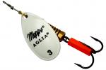 Mepps Aglia in Fluo Weiss Gr. 3